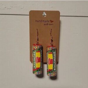 Handmade "Drumstick" Earrings